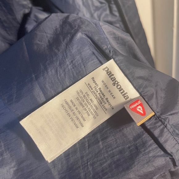 Patagonia Lightweight Nano Puff Jacket, Dark Blue Primaloft Size Large - Picture 6 of 9